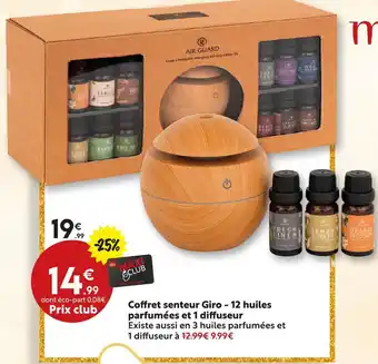 Maxi Bazar Coffret senteur giro - 12 huiles parfumées et 1 diffuseur offre
