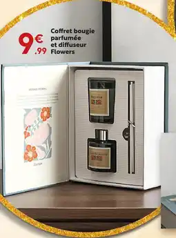 Maxi Bazar Coffret bougie parfumée et diffuseur flowers offre