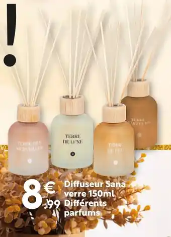 Maxi Bazar Terre de lune diffuseur sana verre 150 ml offre