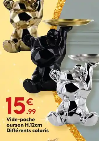 Maxi Bazar Vide-poche ourson offre