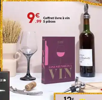 Maxi Bazar Coffret livre à vin offre