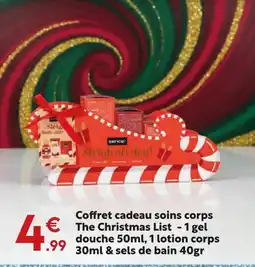 Maxi Bazar Sence coffret cadeau soins corps the christmas list offre