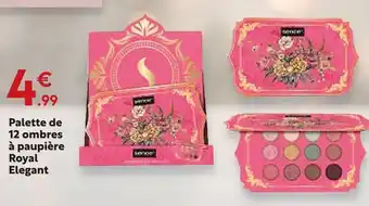 Maxi Bazar Sencorr palette de 12 ombres à paupière royal elegant offre