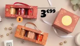 Gifi Coffret 3 bougies offre