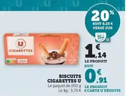 Super U U - biscuits offre