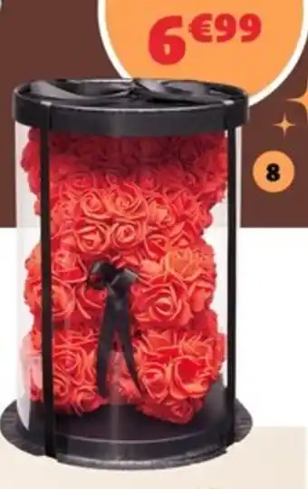 Gifi Ourson bouton de rose offre