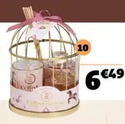 Gifi Coffret senteur cage corde fleur séchée offre