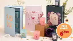 Gifi Boite livre 4 bougies offre