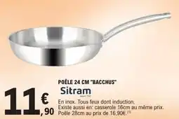 E.Leclerc Poêle bacchus sitram offre