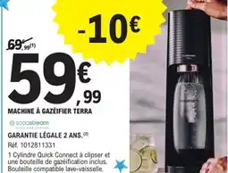 E.Leclerc Machine à gazéifier terra offre