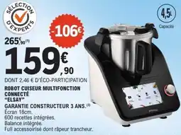 E.Leclerc Robot cuiseur multifonction connecté elsay offre