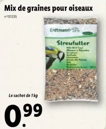 Lidl Mix de graines pour oiseaux offre