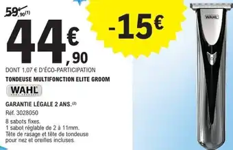 E.Leclerc Tondeuse multifonction elite groom offre