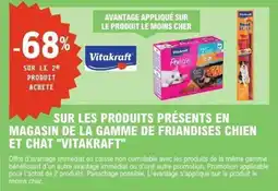 E.Leclerc SUR LES PRODUITS PRÉSENTS EN MAGASIN DE LA GAMME DE FRIANDISES CHIEN ET CHAT VITAKRAFT offre