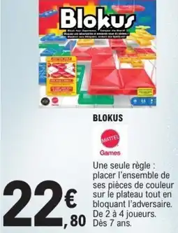 E.Leclerc Blokus mattel offre