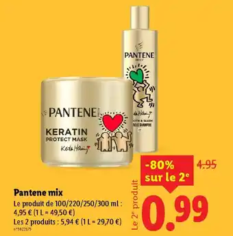 Lidl PANTENE mix offre
