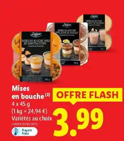 Lidl DELUXE Mises en bouche offre