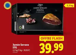 Lidl DELUXE Jamón Serrano STG offre