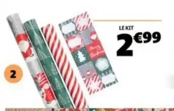 Gifi Kit 3 rouleaux offre