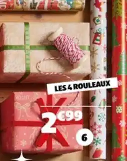 Gifi Rouleaux de papier cadeau offre