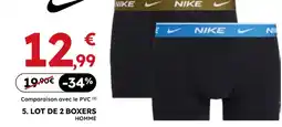 Sport 2000 Nike lot de 2 boxers offre