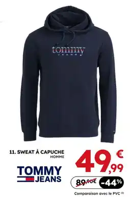 Sport 2000 Tommy jeans sweat à capuche homme offre