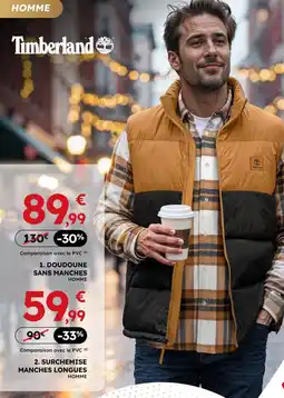 Sport 2000 Timberland doudoune sans manches offre