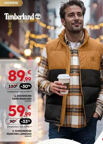 Sport 2000 Timberland doudoune sans manches offre