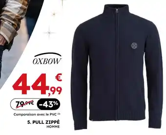 Sport 2000 Oxbow pull zippé offre