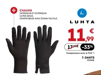 Sport 2000 Luhta gants femme offre