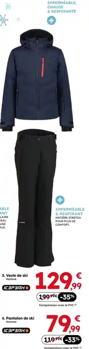Sport 2000 Icepeack veste de ski homme offre