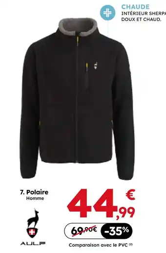 Sport 2000 Aulp polaire homme offre