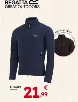 Sport 2000 Regatta great outdoors polaire homme offre