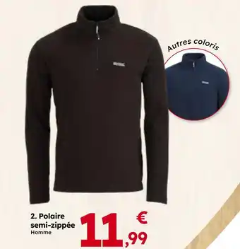 Sport 2000 Regatta polaire semi-zippée offre