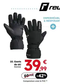 Sport 2000 Reusch gants de ski homme offre