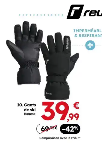 Sport 2000 Reusch gants de ski homme offre