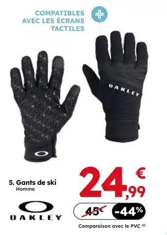 Sport 2000 Oakley gants de ski offre