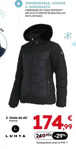 Sport 2000 Luhta veste de ski femme offre