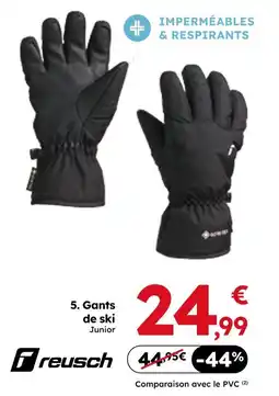 Sport 2000 Reusch gants de ski junior offre