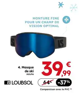 Sport 2000 Loubsol masque de ski offre