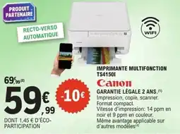 E.Leclerc Imprimante multifonction ts41501 offre