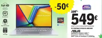 E.Leclerc Pc portable m1605ya-mb296w offre