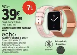 E.Leclerc Montre connectée rainbow nano offre