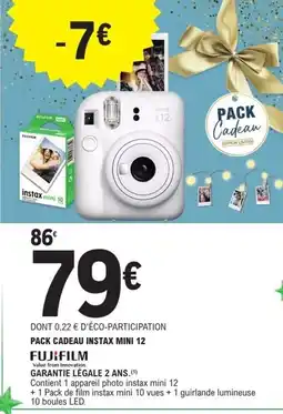E.Leclerc Pack cadeau instax mini 12 offre