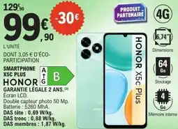 E.Leclerc Smartphone a x5c plus offre