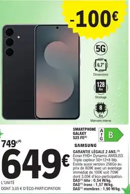 E.Leclerc Smartphone galaxy s25 fe offre