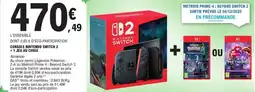 E.Leclerc Console nintendo switch 2 + 1 jeu au choix offre