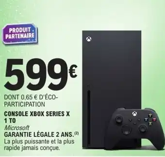 E.Leclerc Console xbox series x 1 to offre