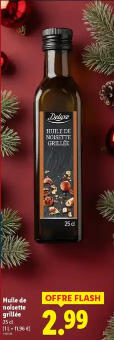 Lidl Huile de noisette grillée offre