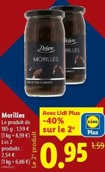 Lidl DELUXE Morilles offre